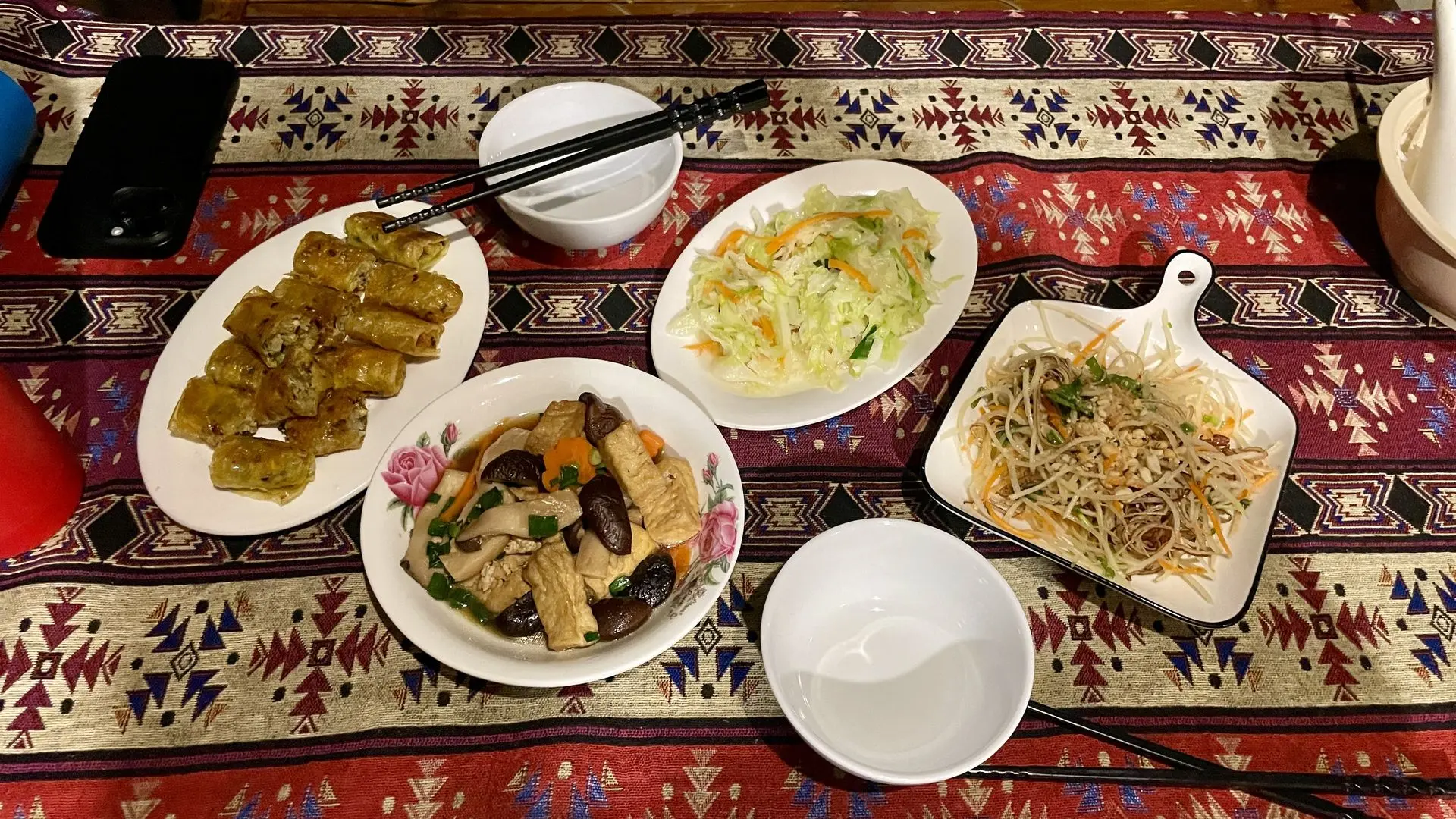 food buffet guesthouse Mai Chau